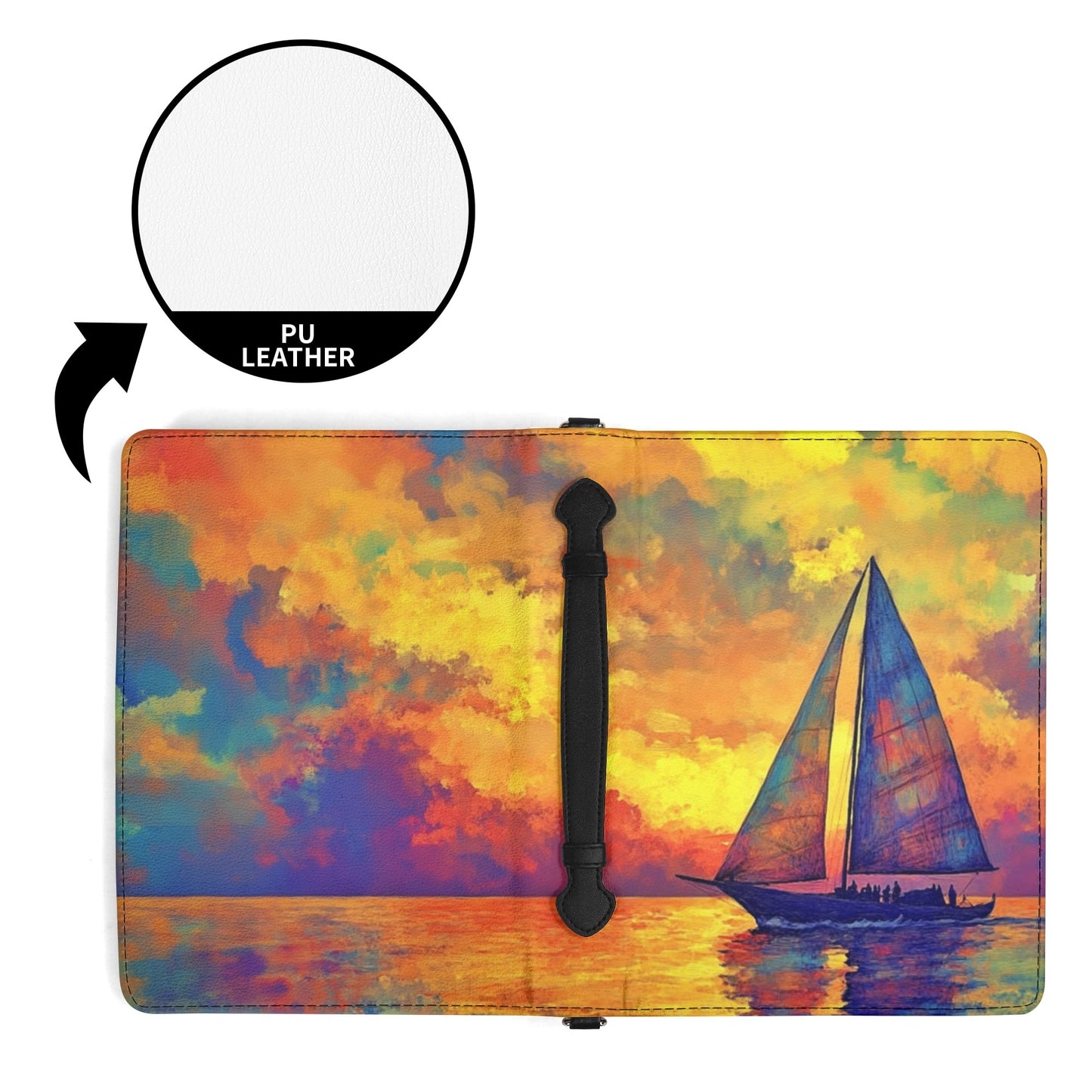 Sailboat Trip / Books briefcase with internal pockets