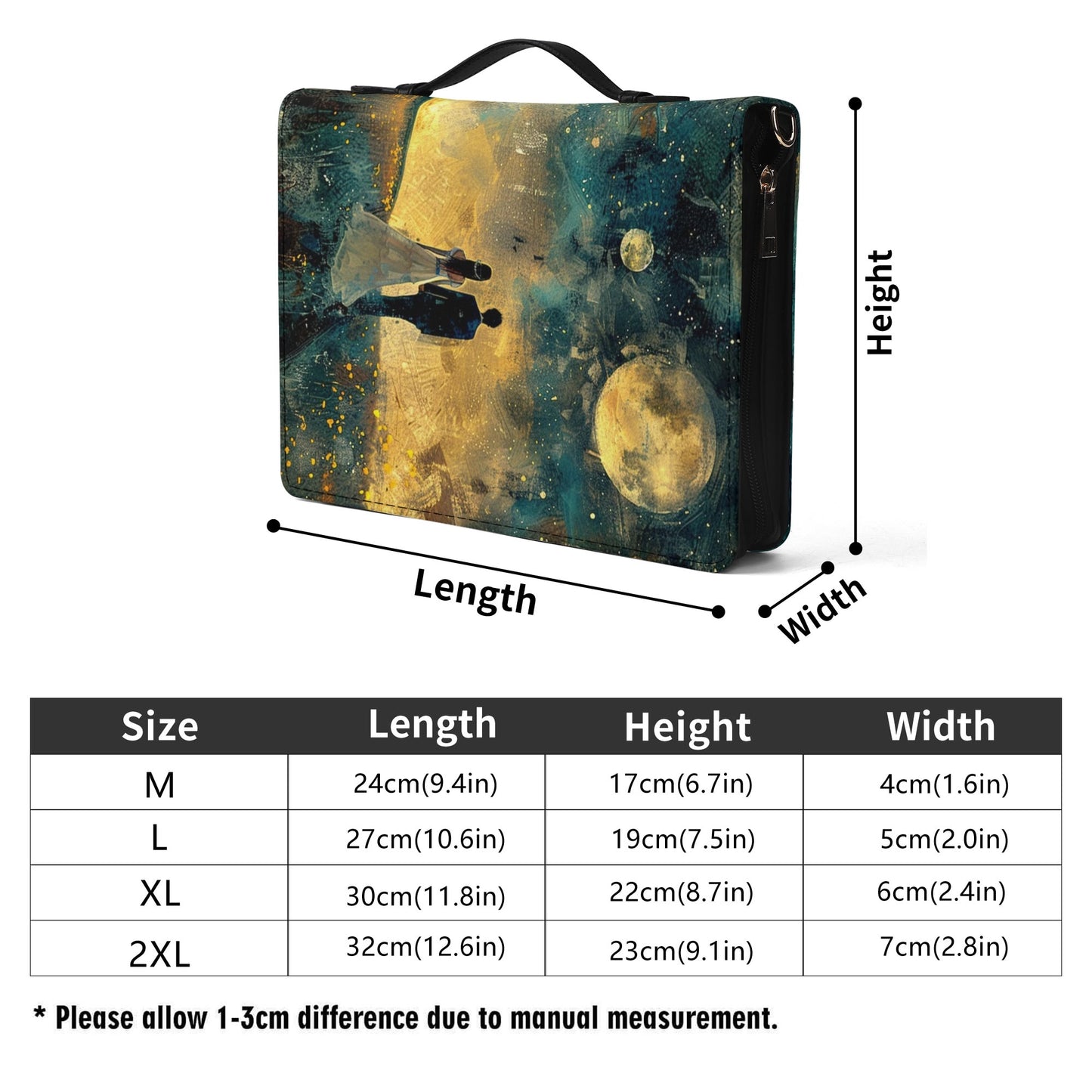 Newlyweds / Books briefcase with internal pockets