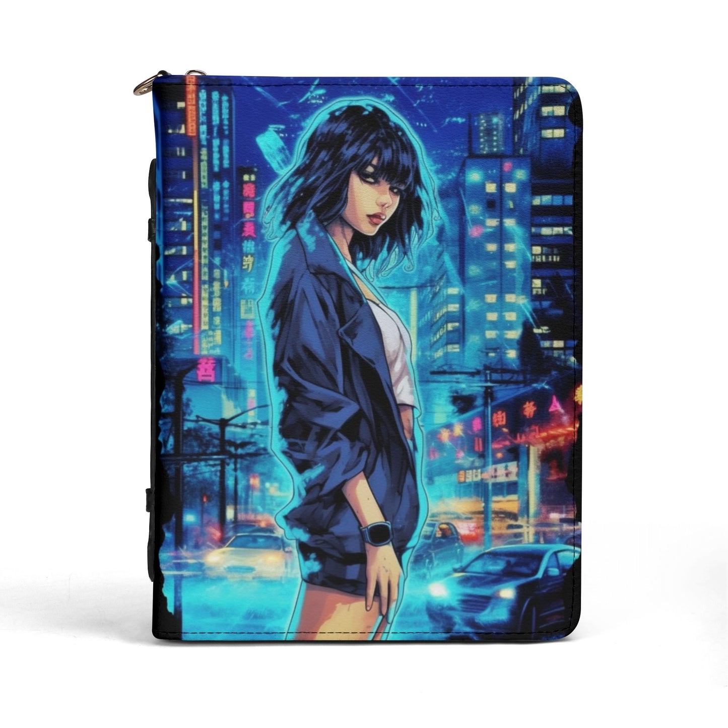 Manga Girl / Books briefcase with internal pockets
