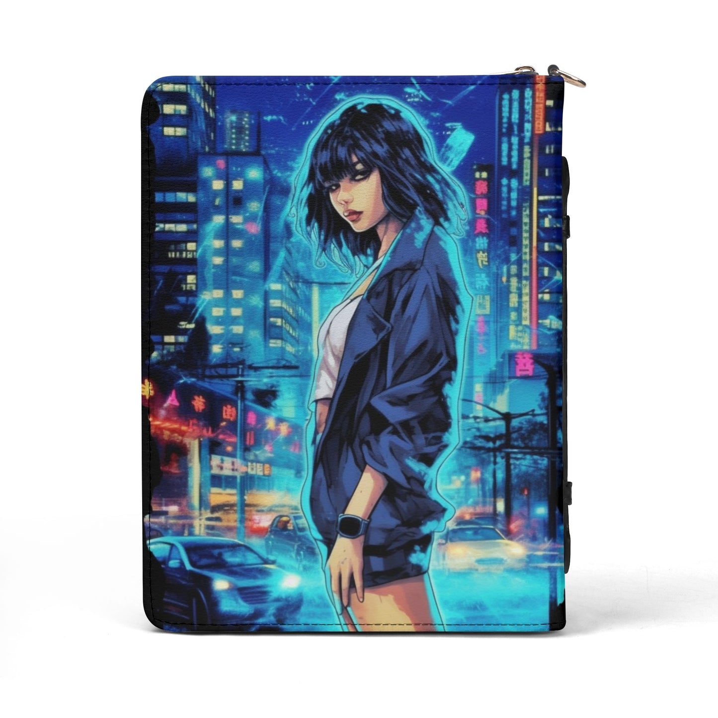 Manga Girl / Books briefcase with internal pockets