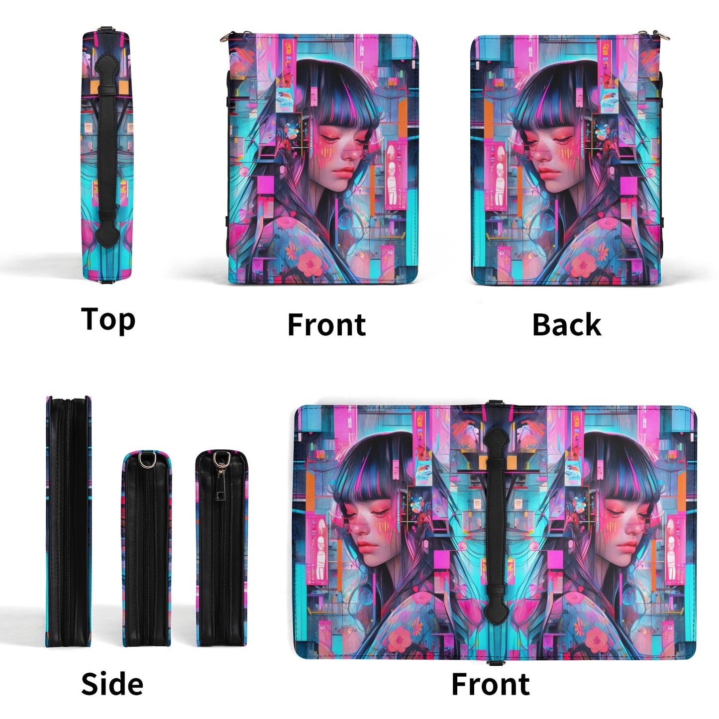 Tokyo Girl / Books briefcase with internal pockets