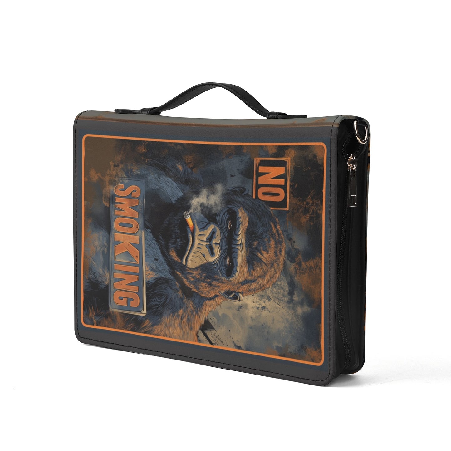 No Smoking / Books briefcase with internal pockets