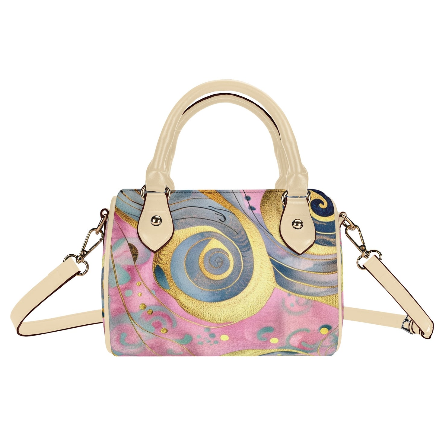 Pinky / Mini Boston Bag (Beige)