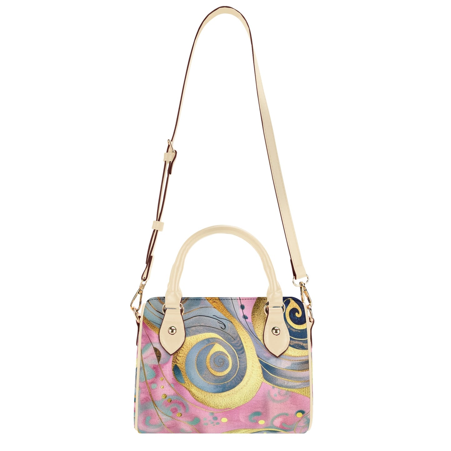 Pinky / Mini Boston Bag (Beige)