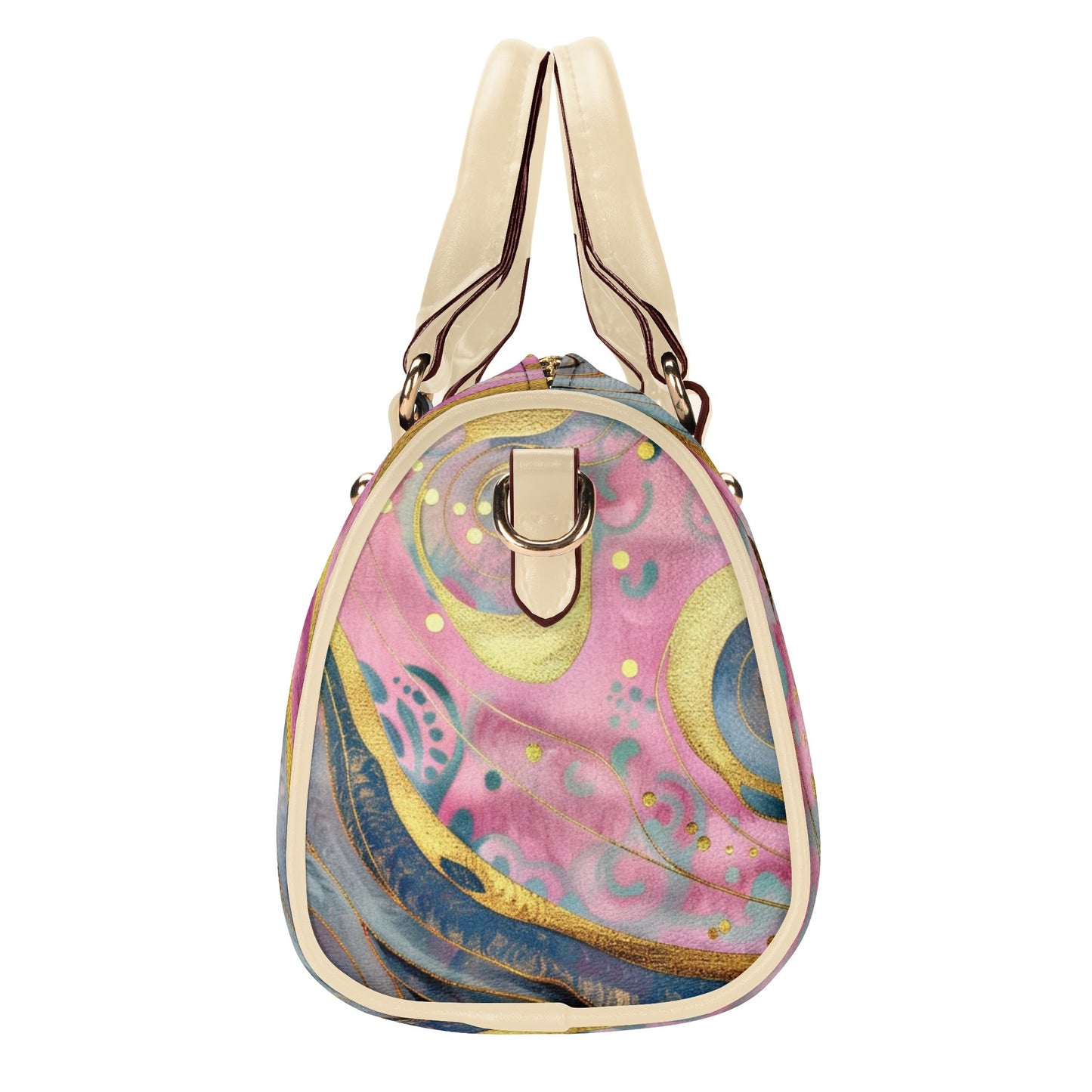 Pinky / Mini Boston Bag (Beige)