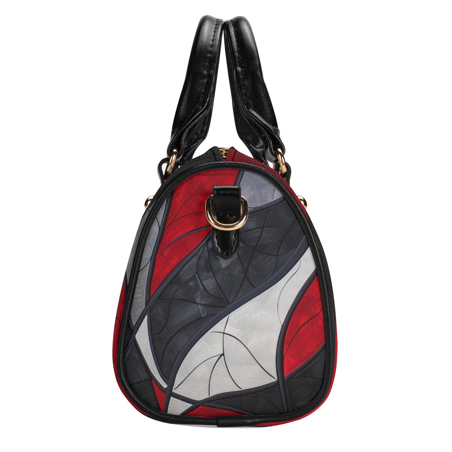 Grey / Mini Boston Bag (Black)