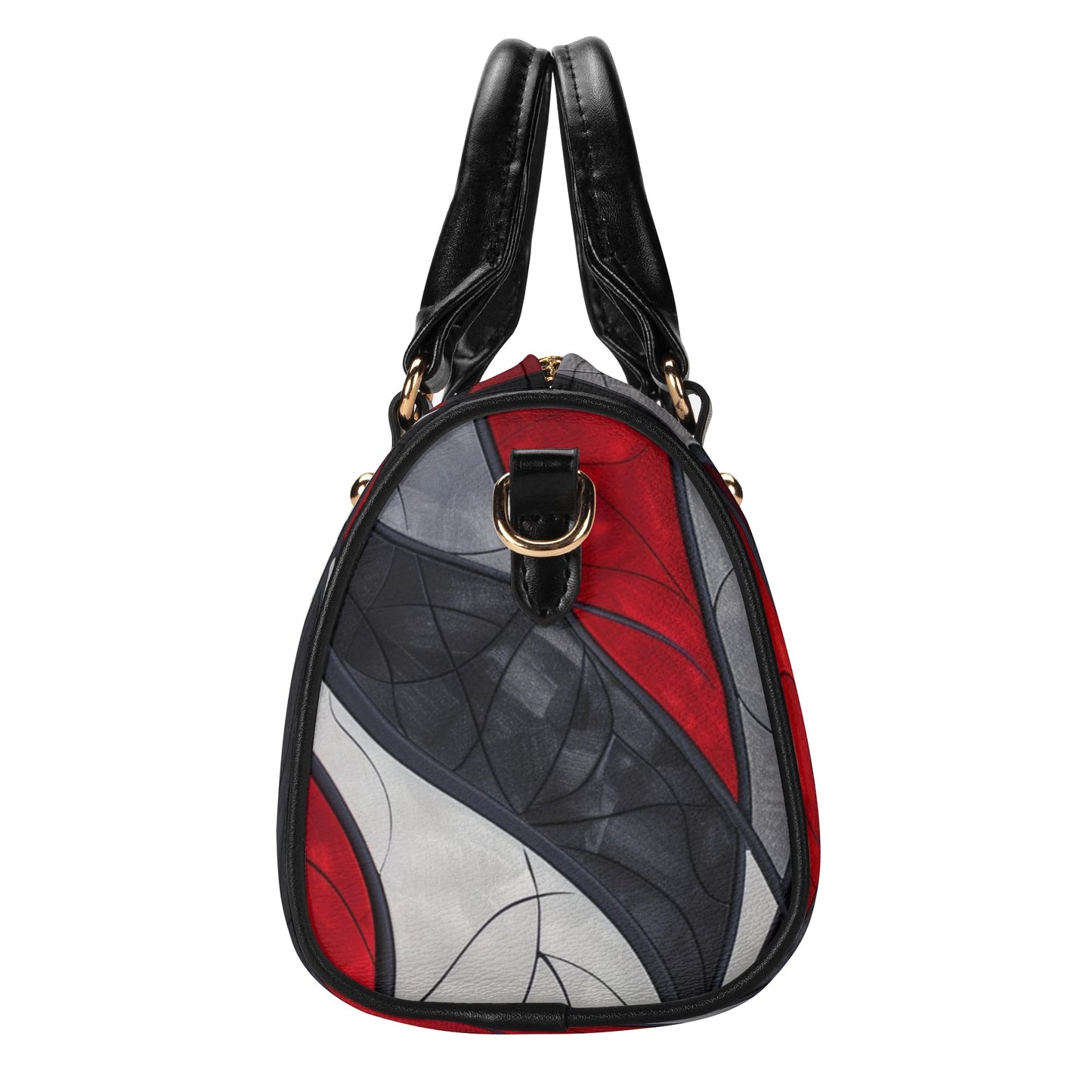 Grey / Mini Boston Bag (Black)