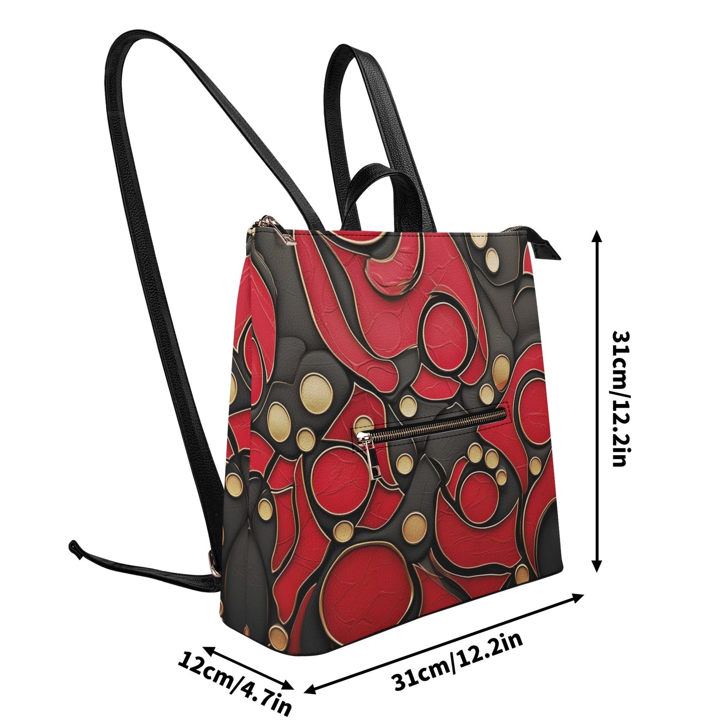Red / Bucket Backpack