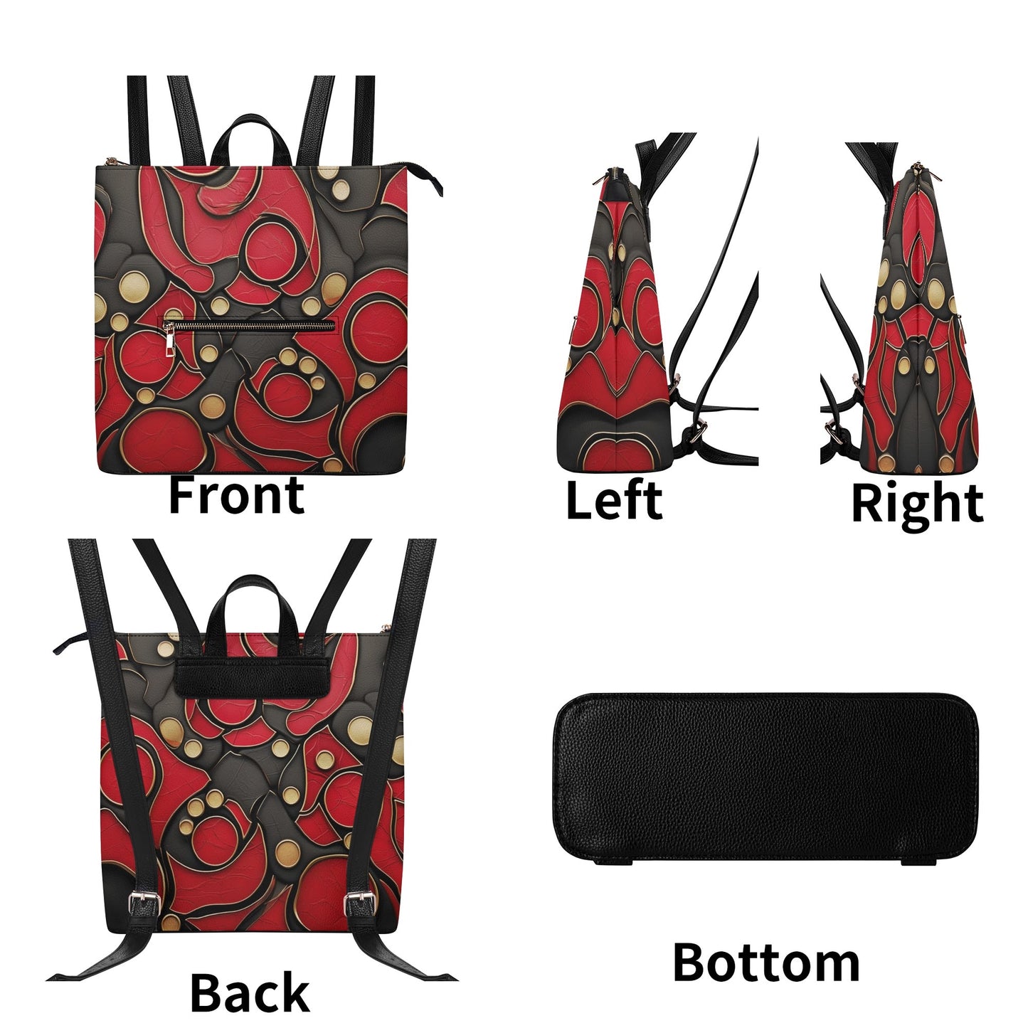 Red / Bucket Backpack
