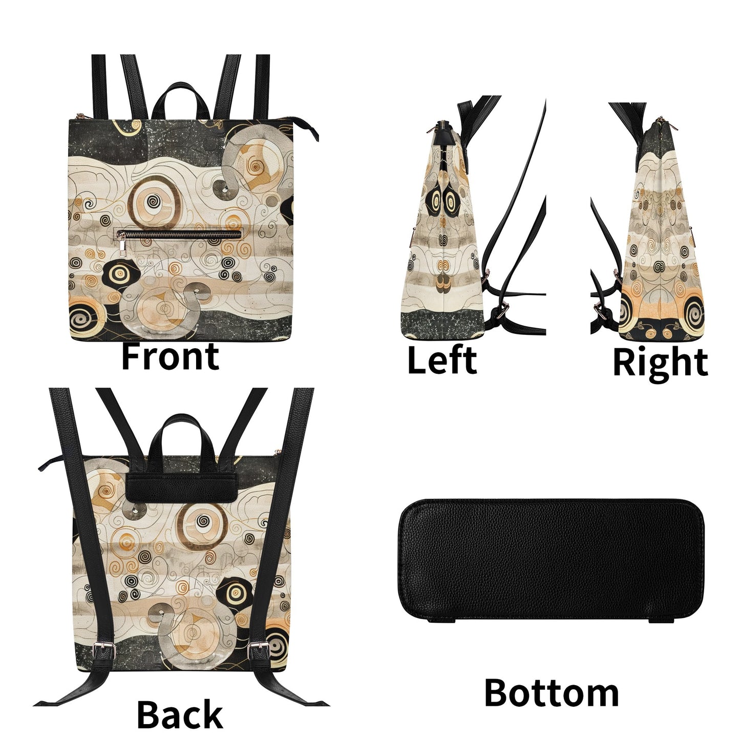 Beige / Bucket Backpack