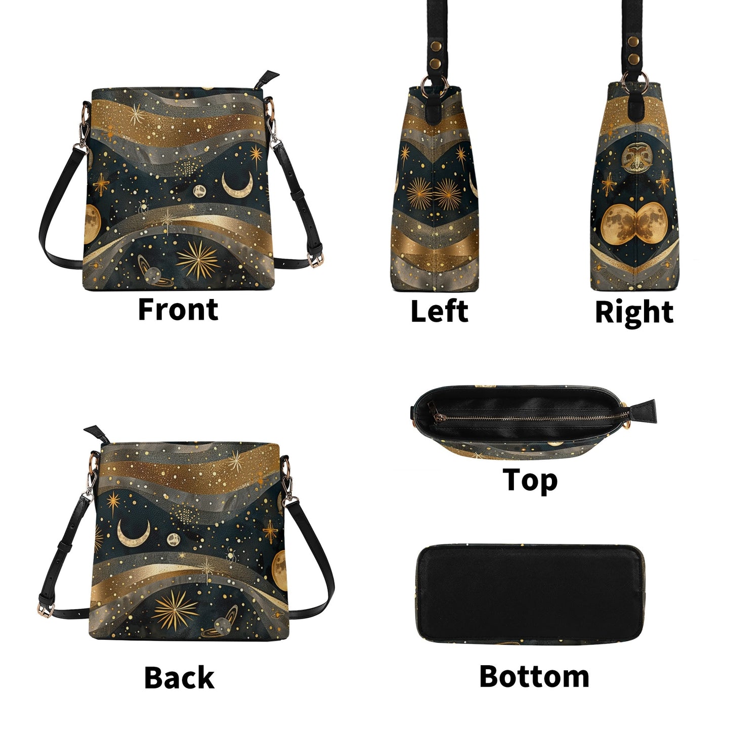 Nebulae / Bucket Shoulder Bag
