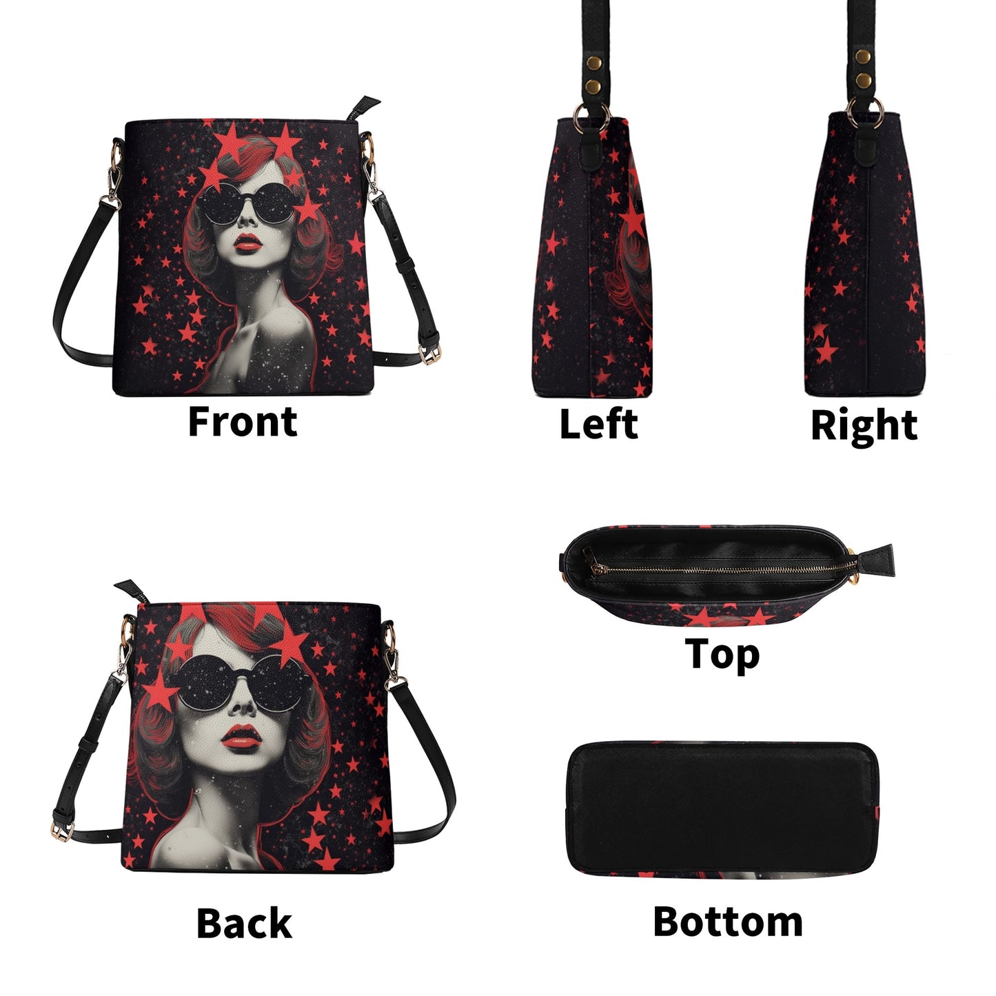 Starlett / Bucket Shoulder Bag