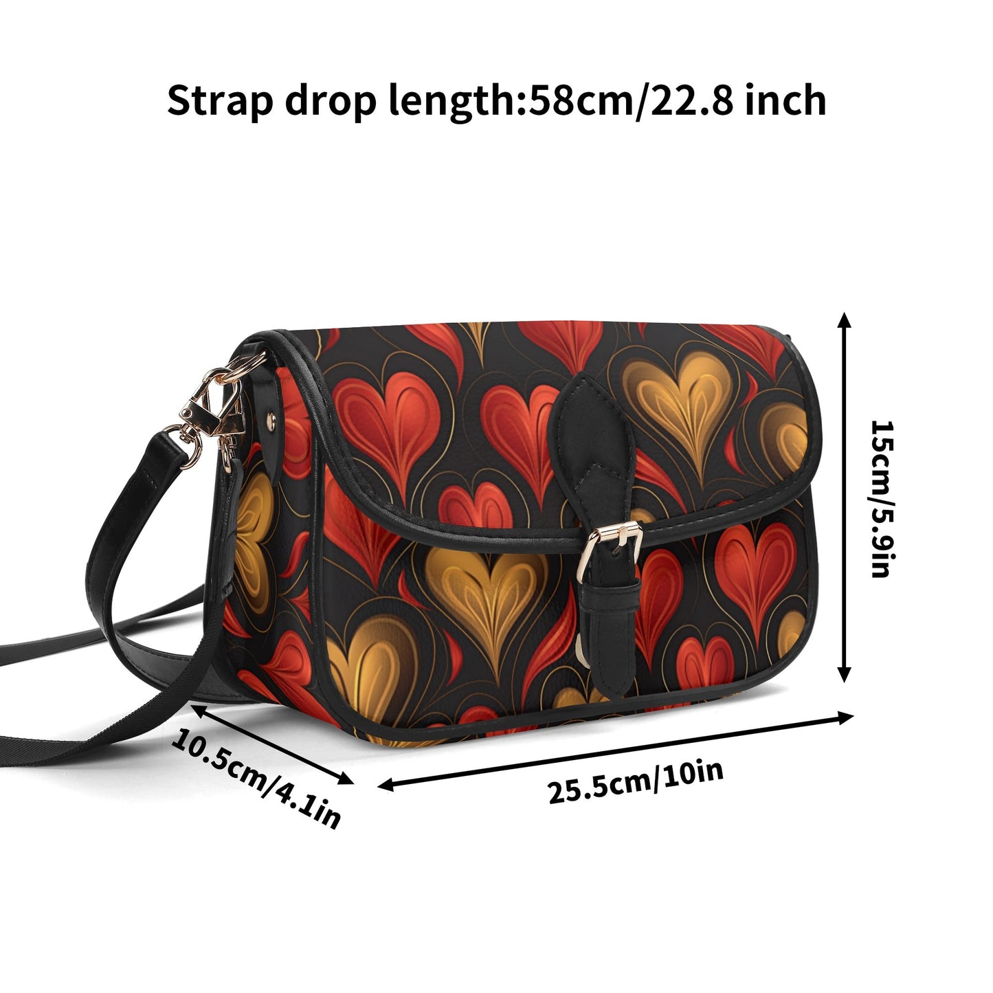 Hearts / Underarm Bag