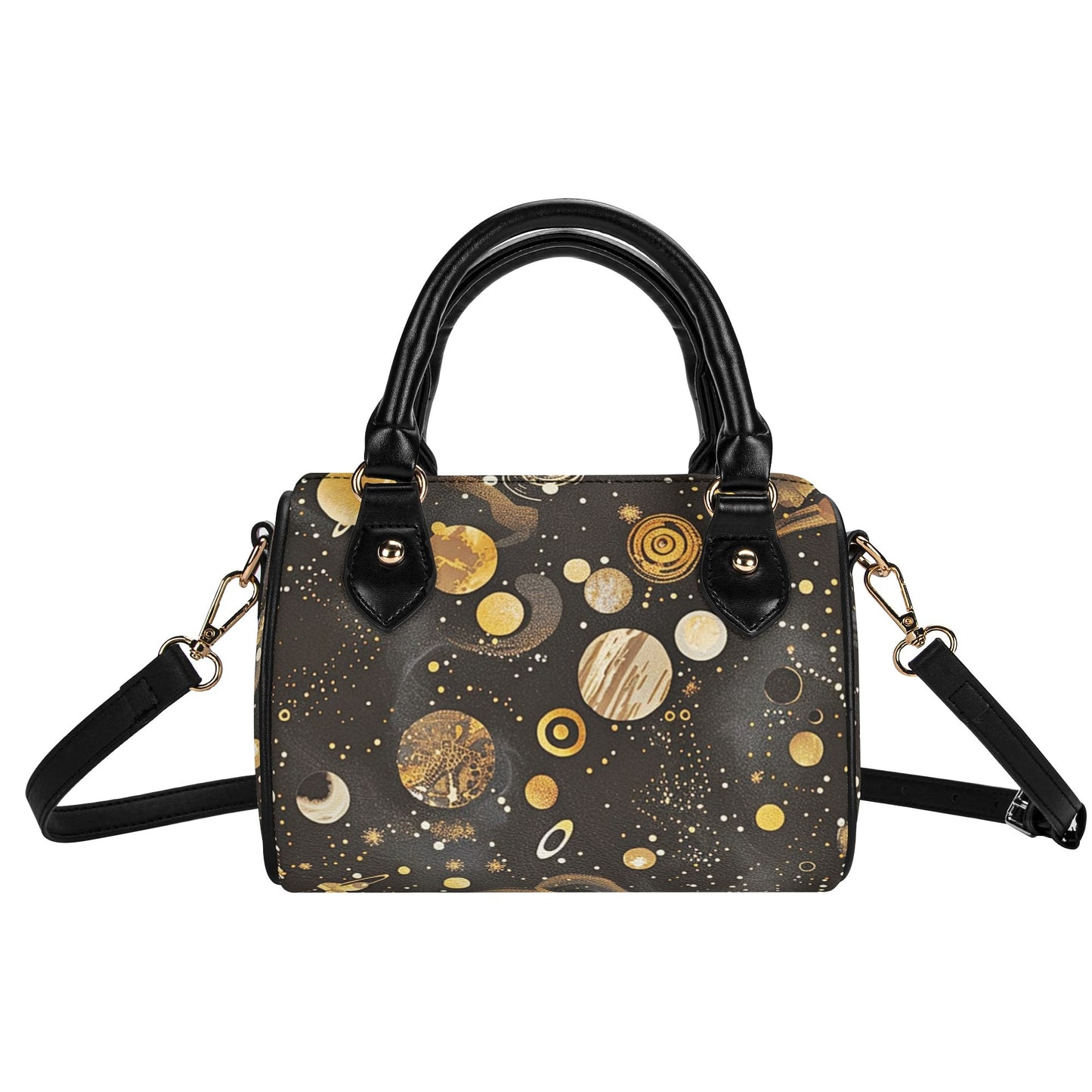Deep Space / Mini Boston Bag (Beige /Black)