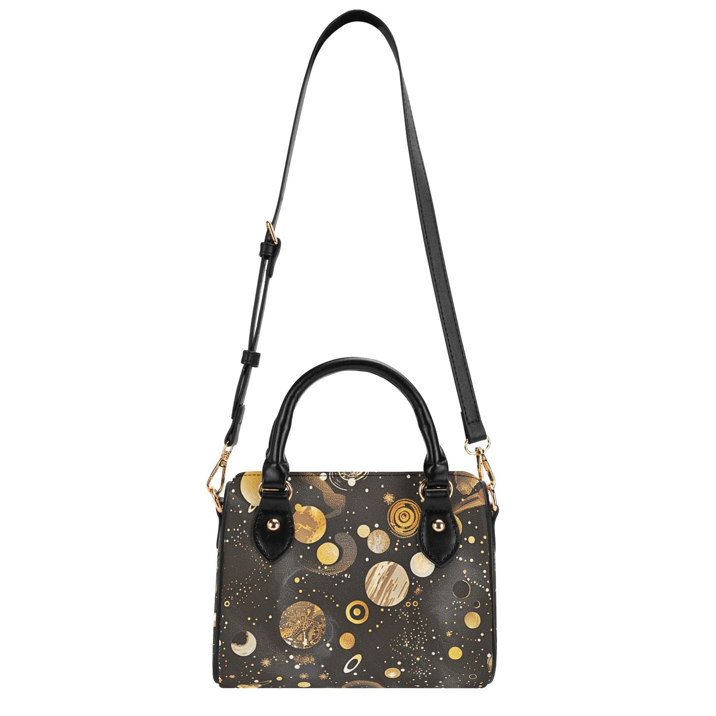 Deep Space / Mini Boston Bag (Beige /Black)