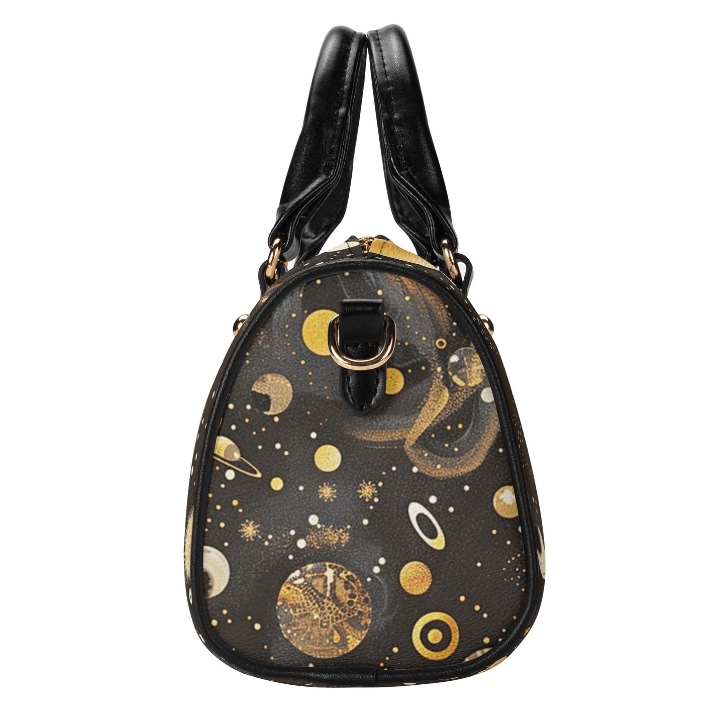 Deep Space / Mini Boston Bag (Beige /Black)