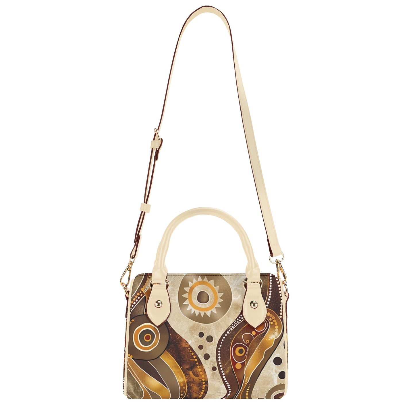 Sandy / Mini Boston Bag (Beige)