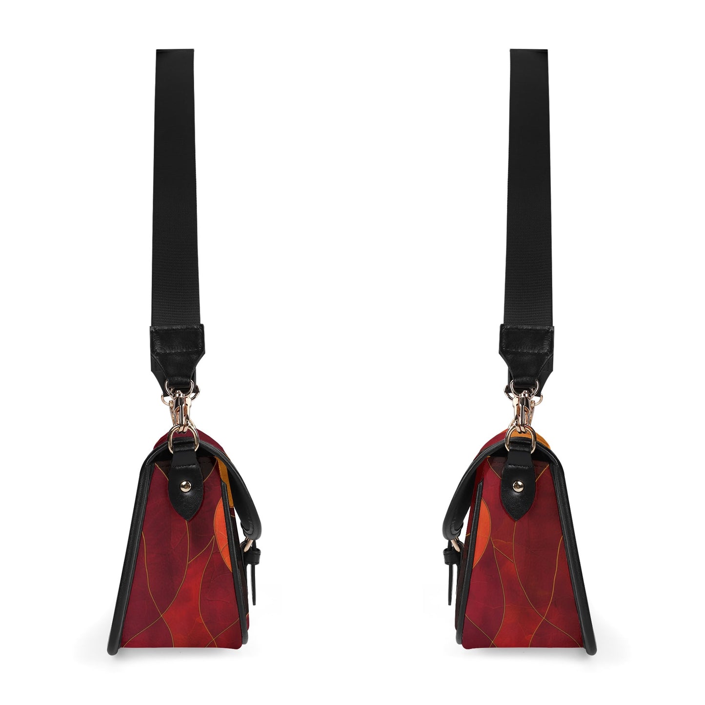 Red Orange / Underarm Bag