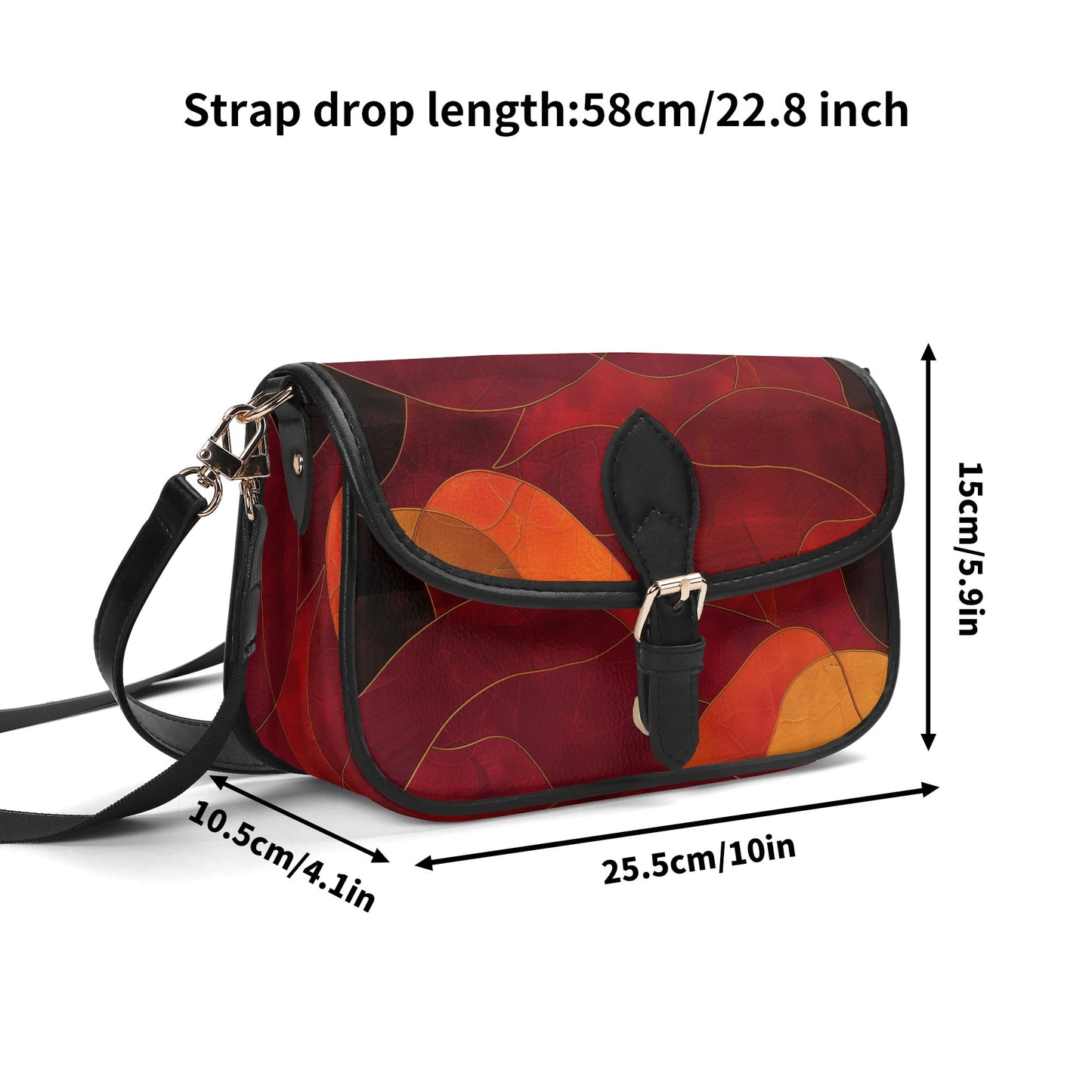 Red Orange / Underarm Bag