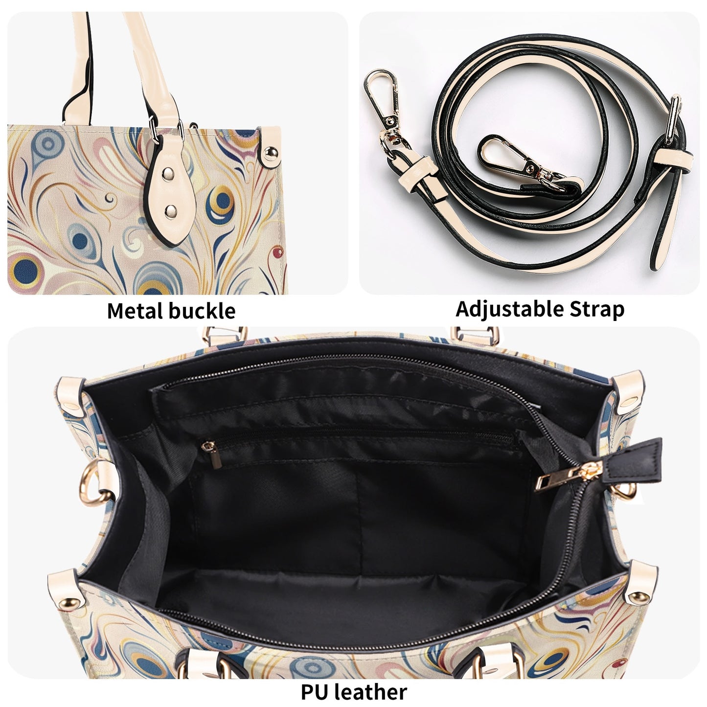 Feathers / Luxury Handbag ( 3 size )
