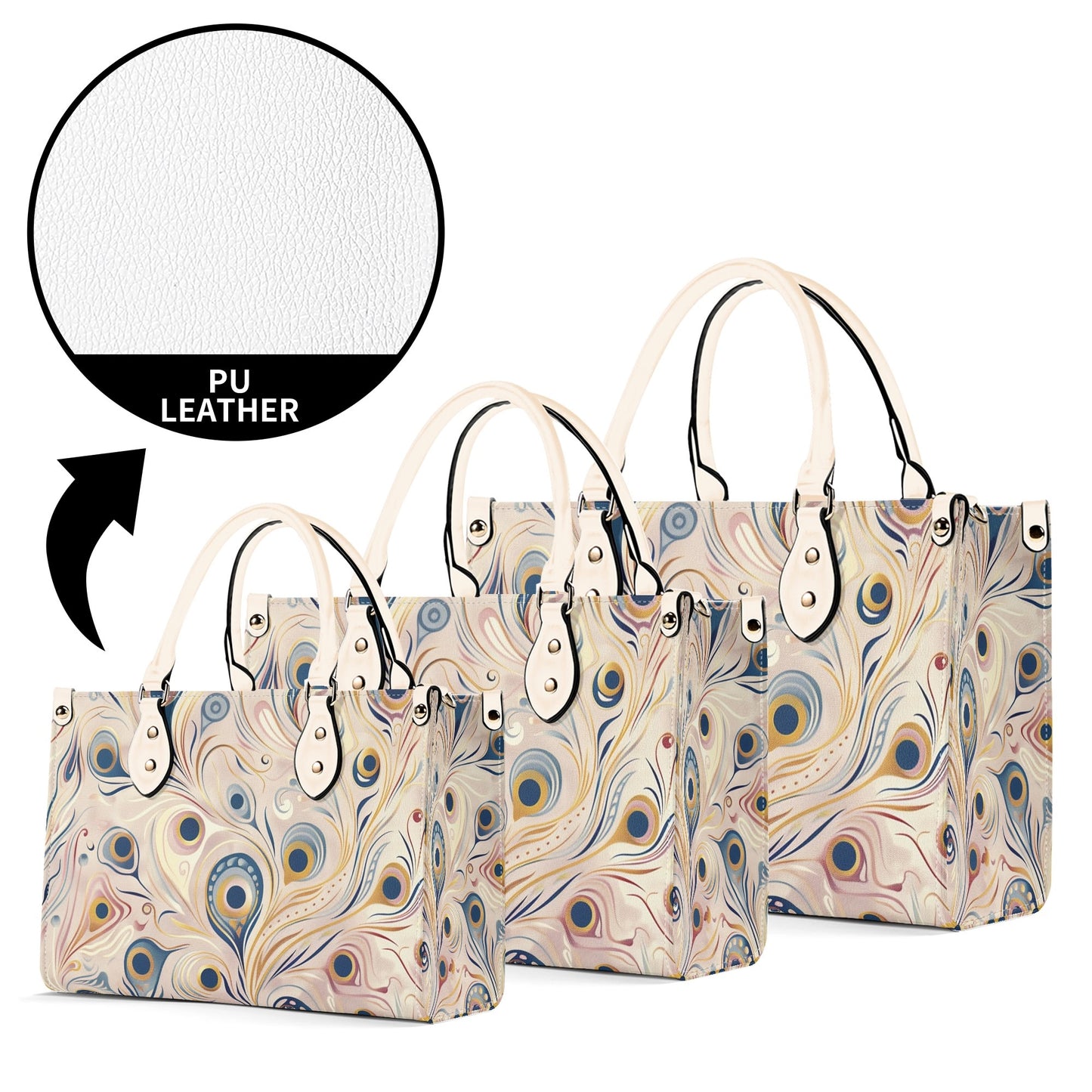Feathers / Luxury Handbag ( 3 size )
