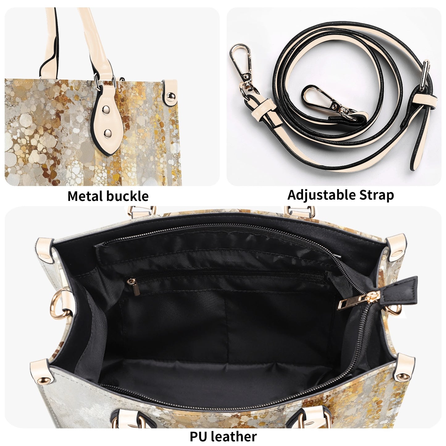 Gold Grapes / Luxury Handbag ( 3 size )