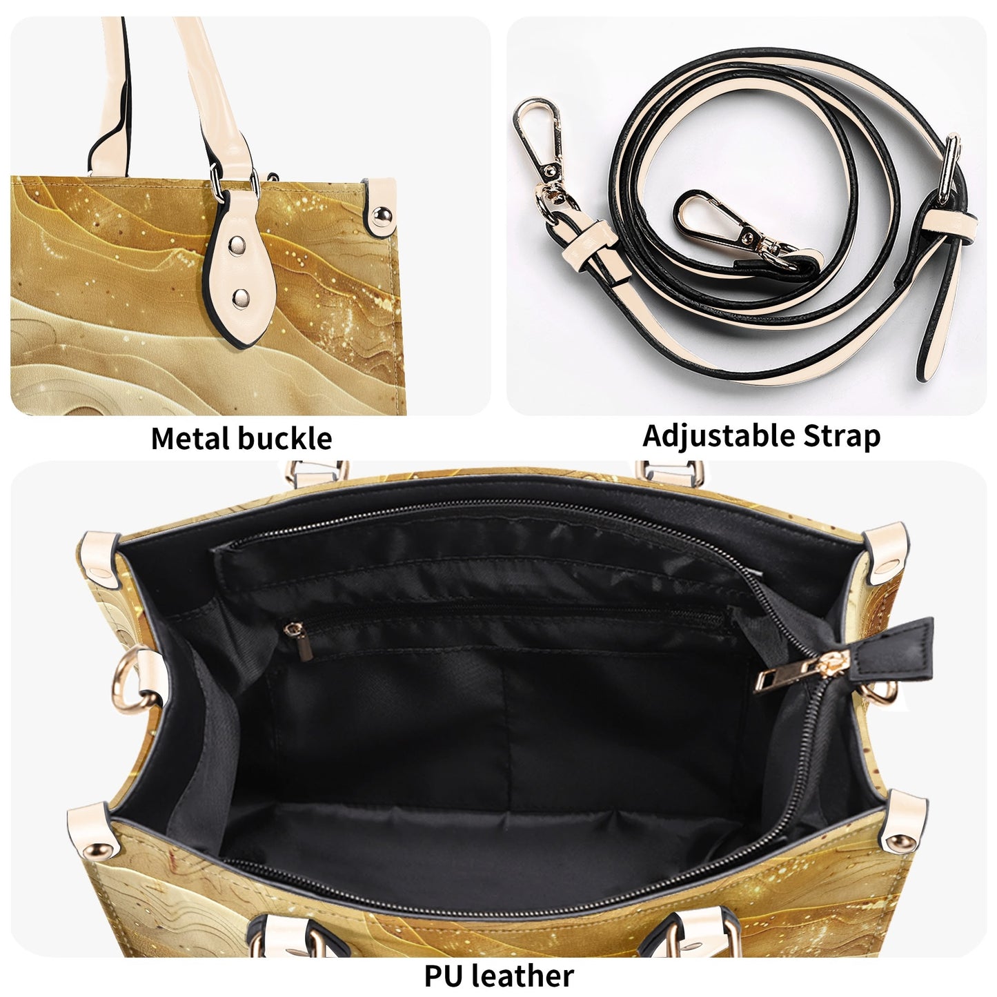 Sand Waves / Luxury Handbag ( 3 size )