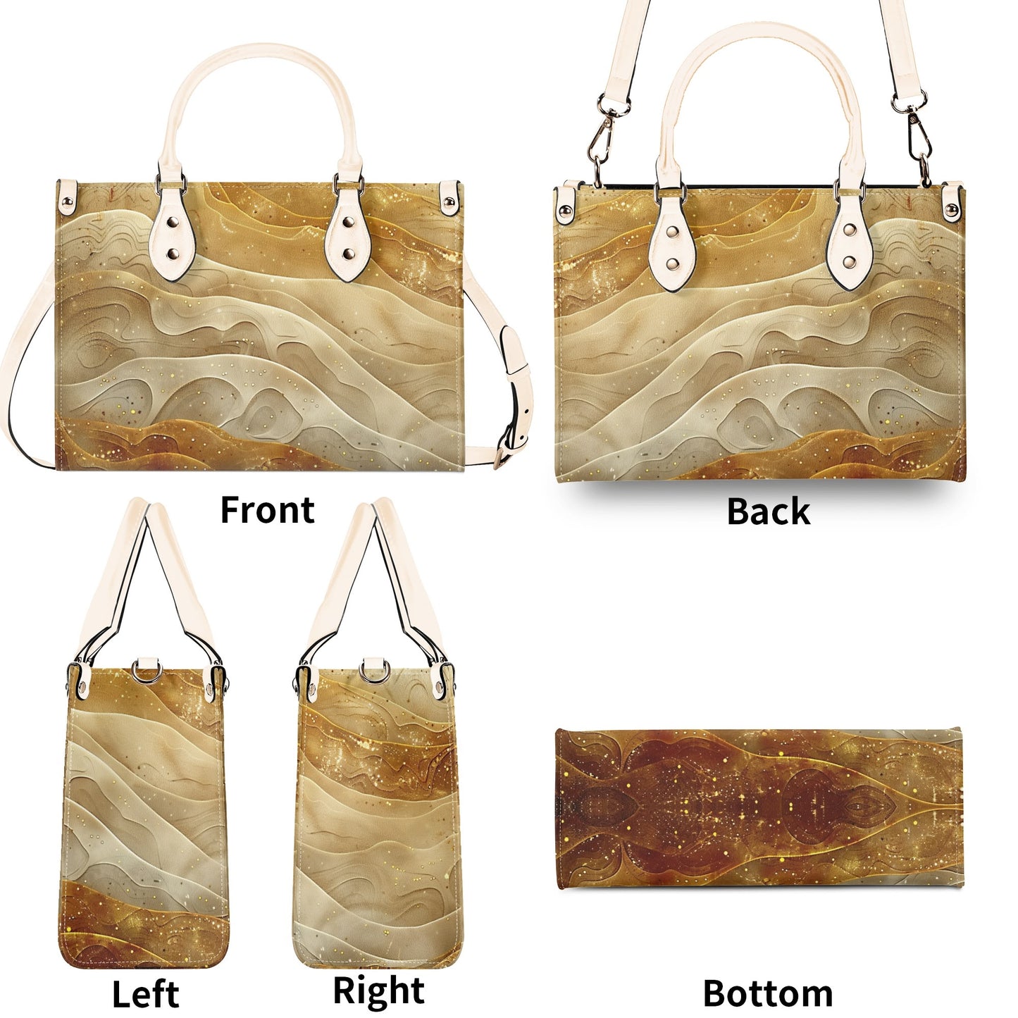 Sand Waves / Luxury Handbag ( 3 size )