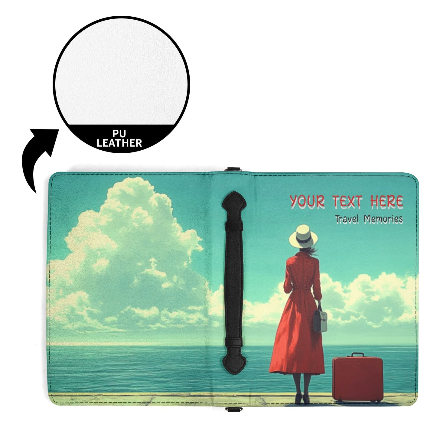 Customizable Travel Memories Briefcase