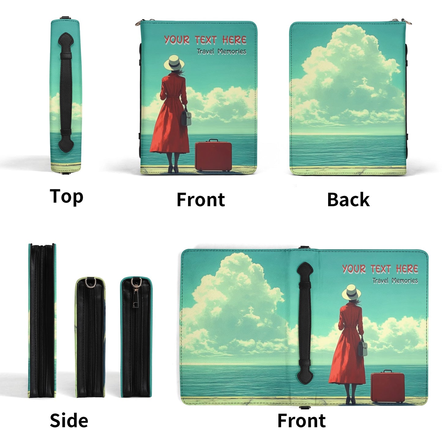 Customizable Travel Memories Briefcase