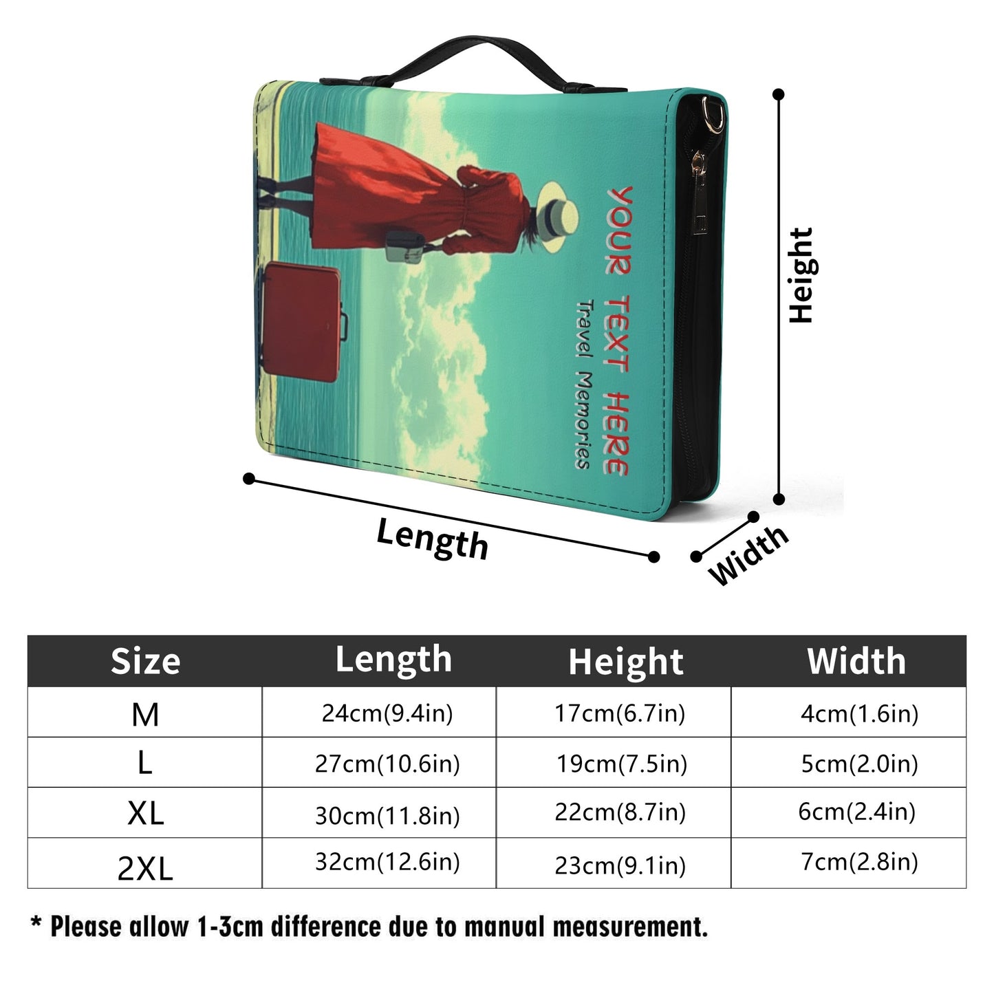 Customizable Travel Memories Briefcase