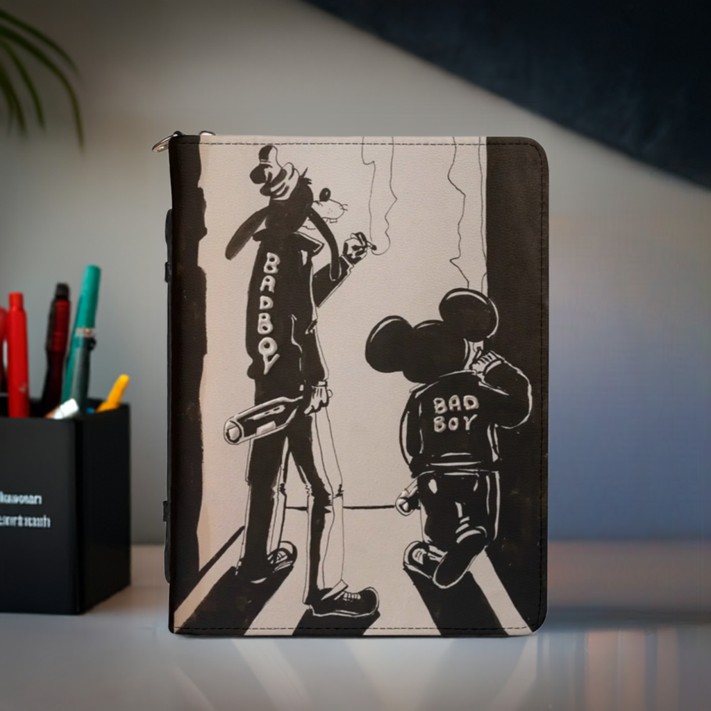 Bad Boys - Goofy and Mickey Mouse / Books briefcase with internal pockets