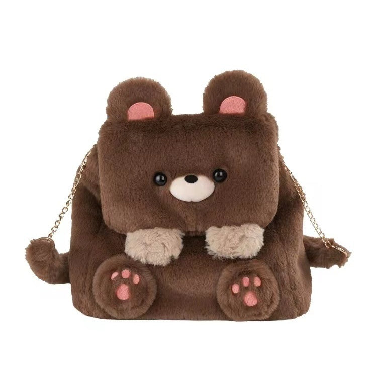Brown Bear / Backpack - Shoulder Bag
