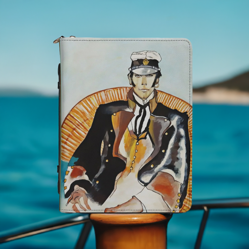 Corto Maltese / Books briefcase with internal pockets