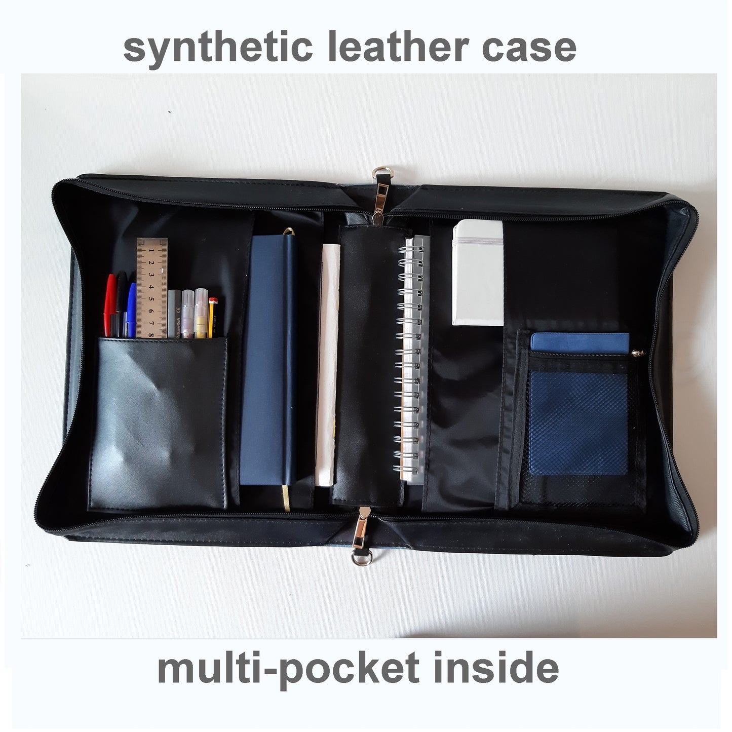 Evening Reading / Books briefcase with internal pockets