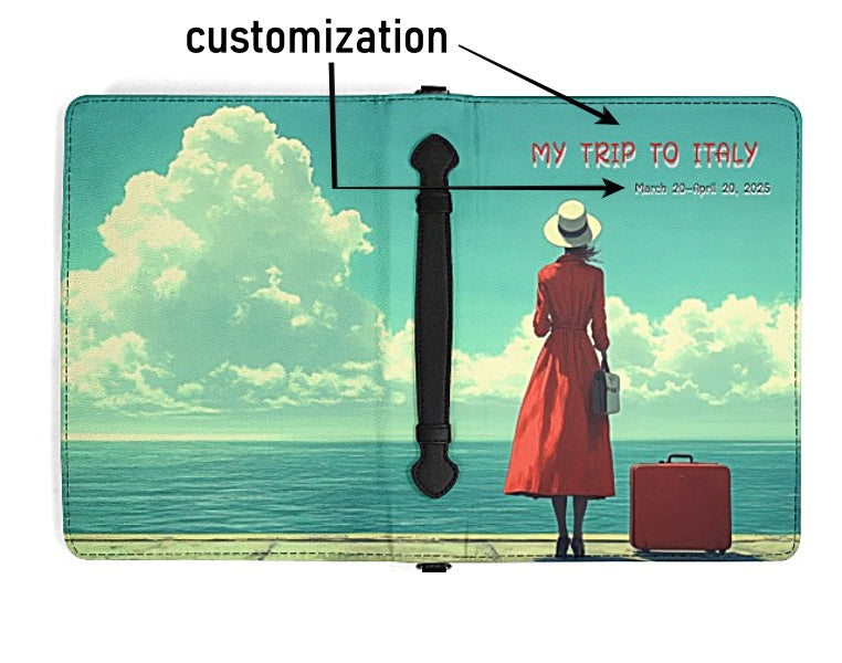 Customizable Travel Memories Briefcase