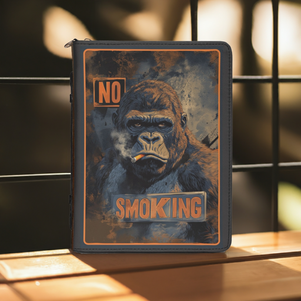 No Smoking / Books briefcase with internal pockets