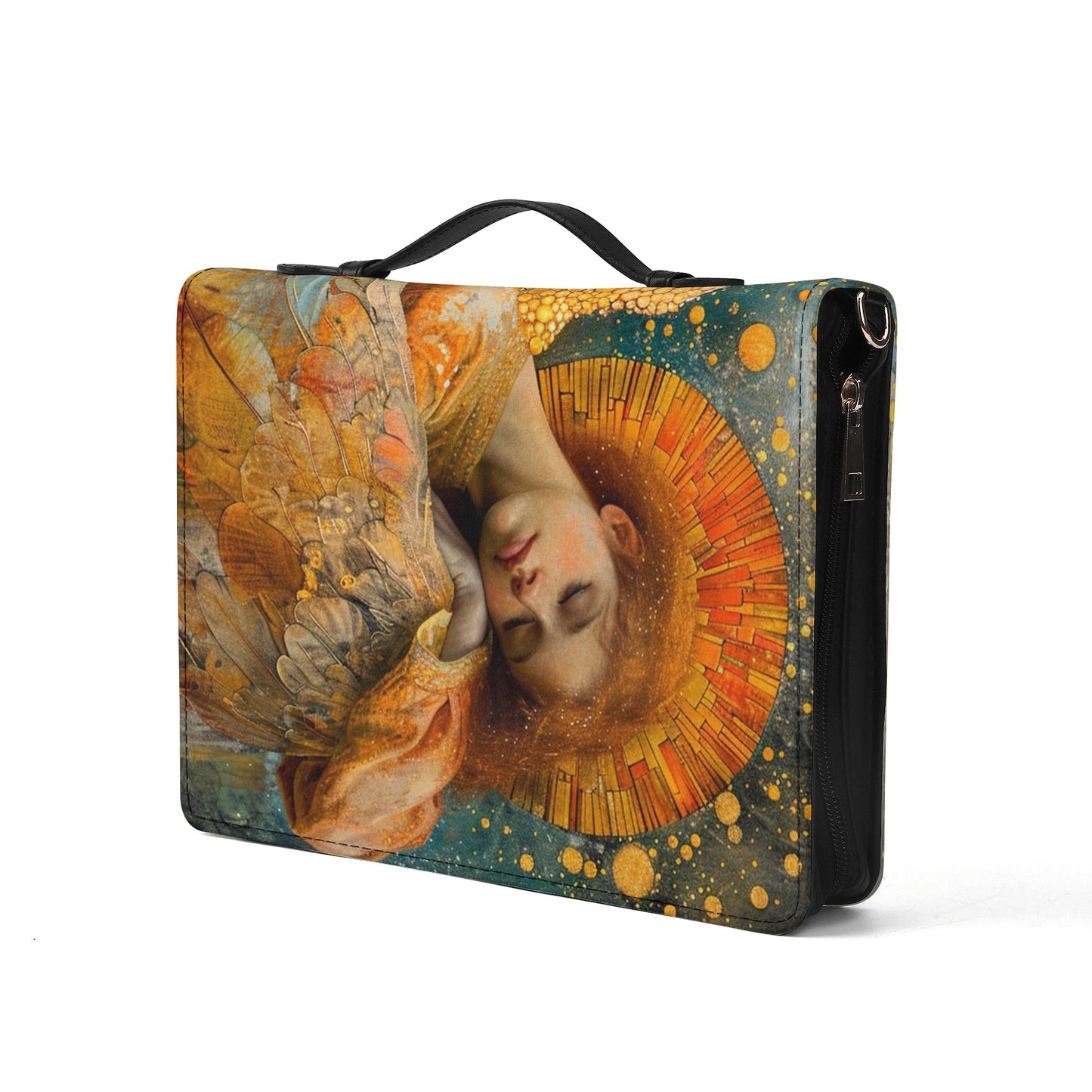 Sleeping Angel / Briefcase for Sacred Texts with internal pockets