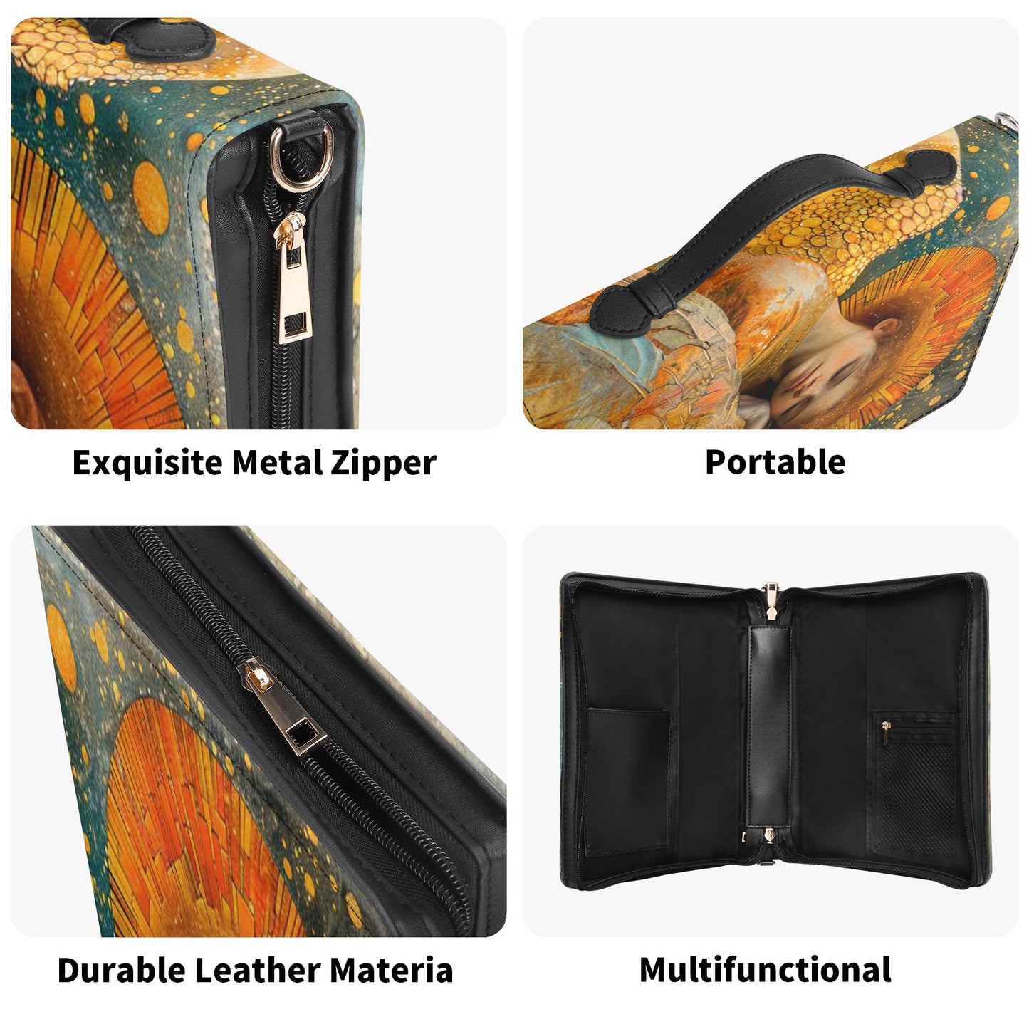 Sleeping Angel / Briefcase for Sacred Texts with internal pockets