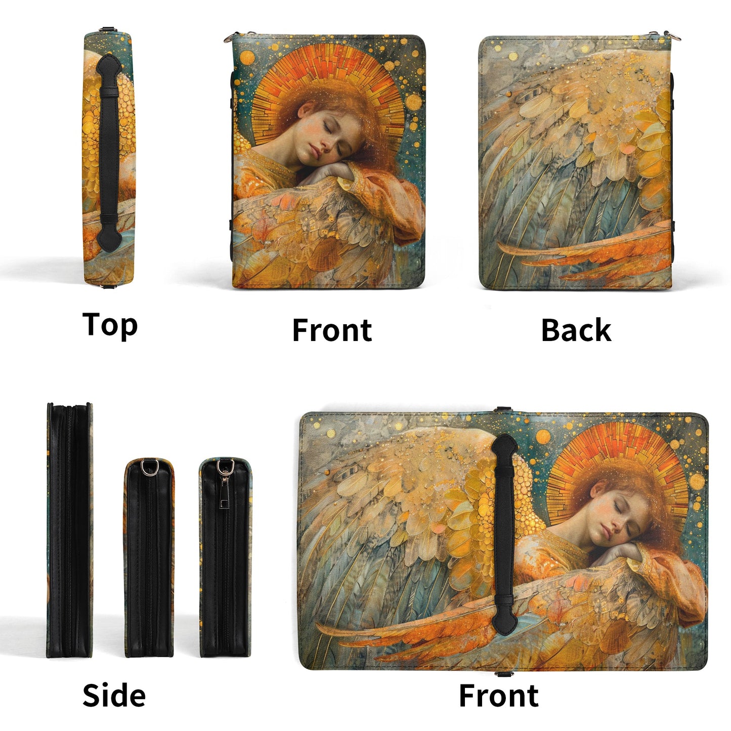 Sleeping Angel / Briefcase for Sacred Texts with internal pockets
