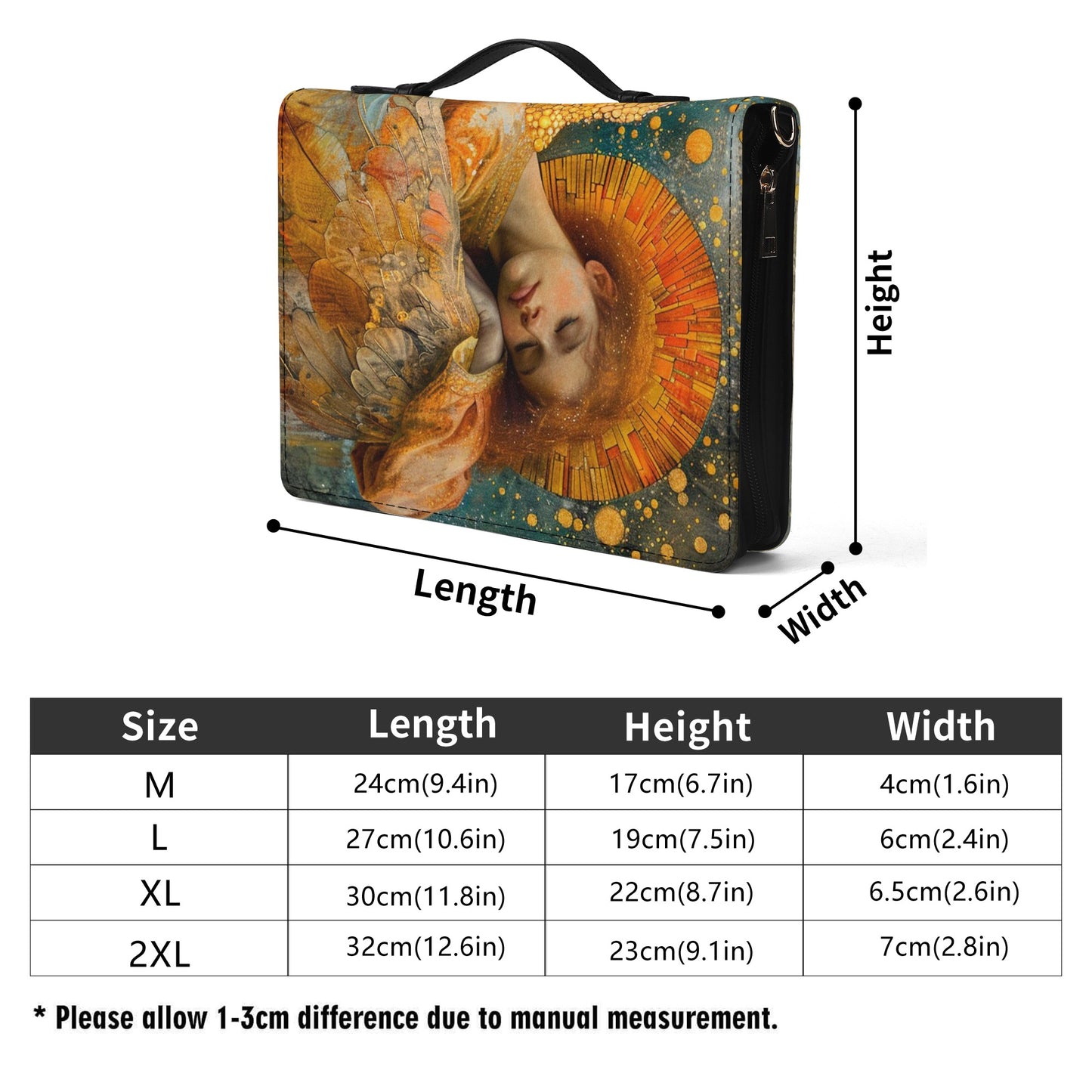 Sleeping Angel / Briefcase for Sacred Texts with internal pockets