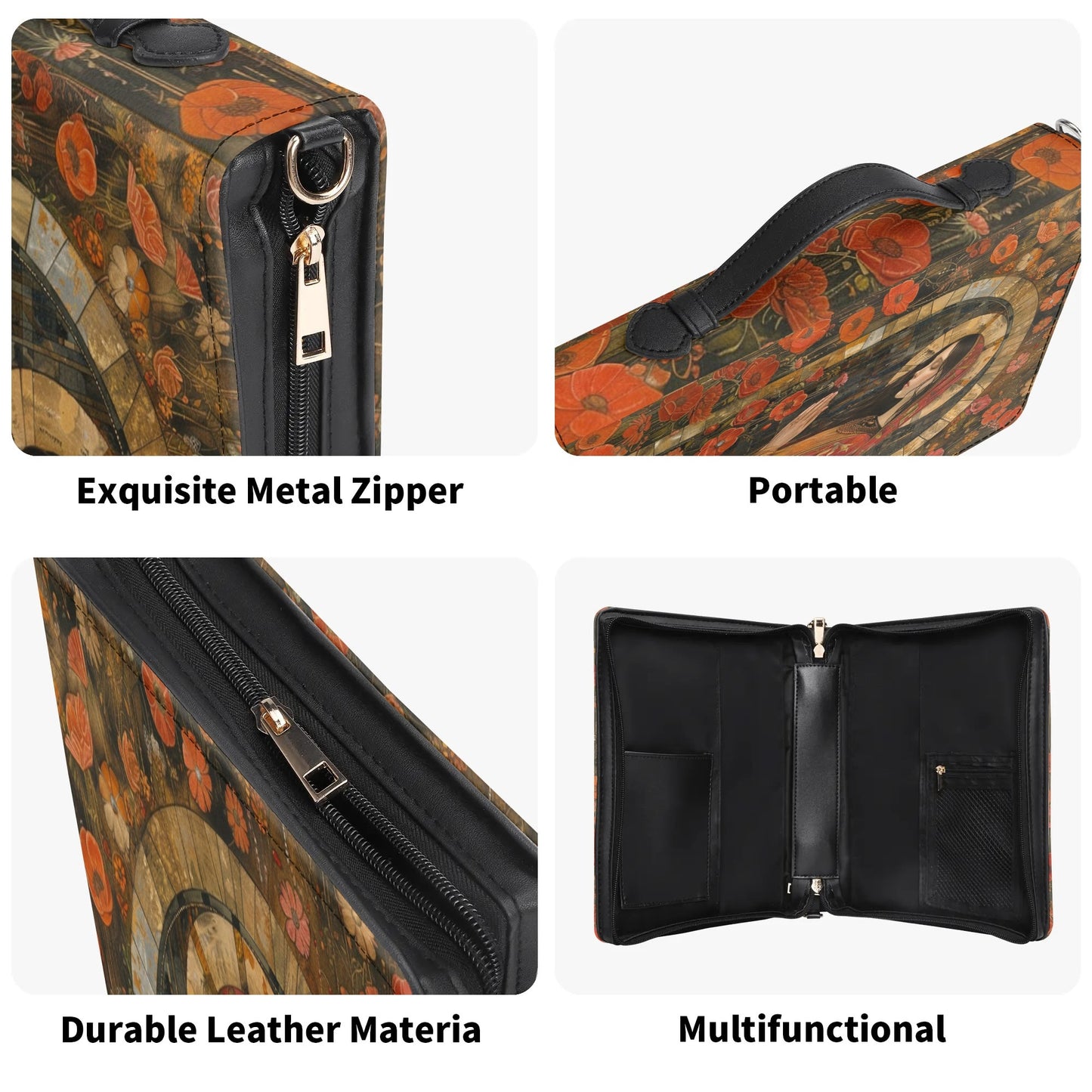 Prayer Book / Briefcase for Sacred Texts with internal pockets