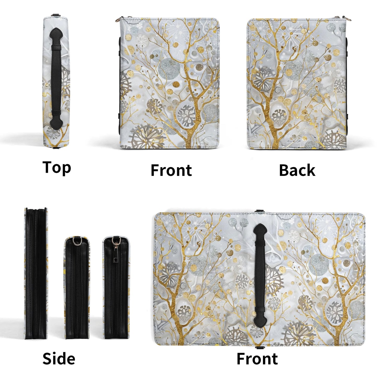 Snow  / Books briefcase with internal pockets