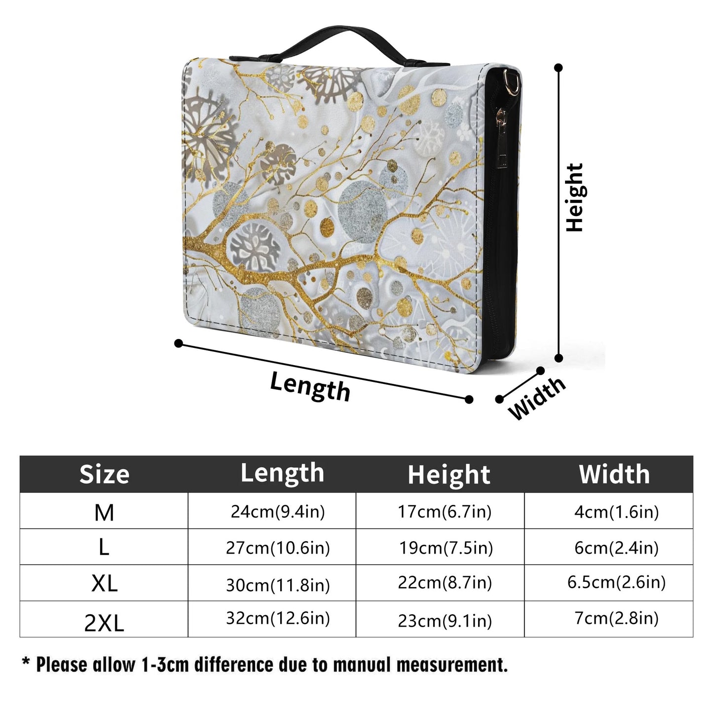 Snow  / Books briefcase with internal pockets