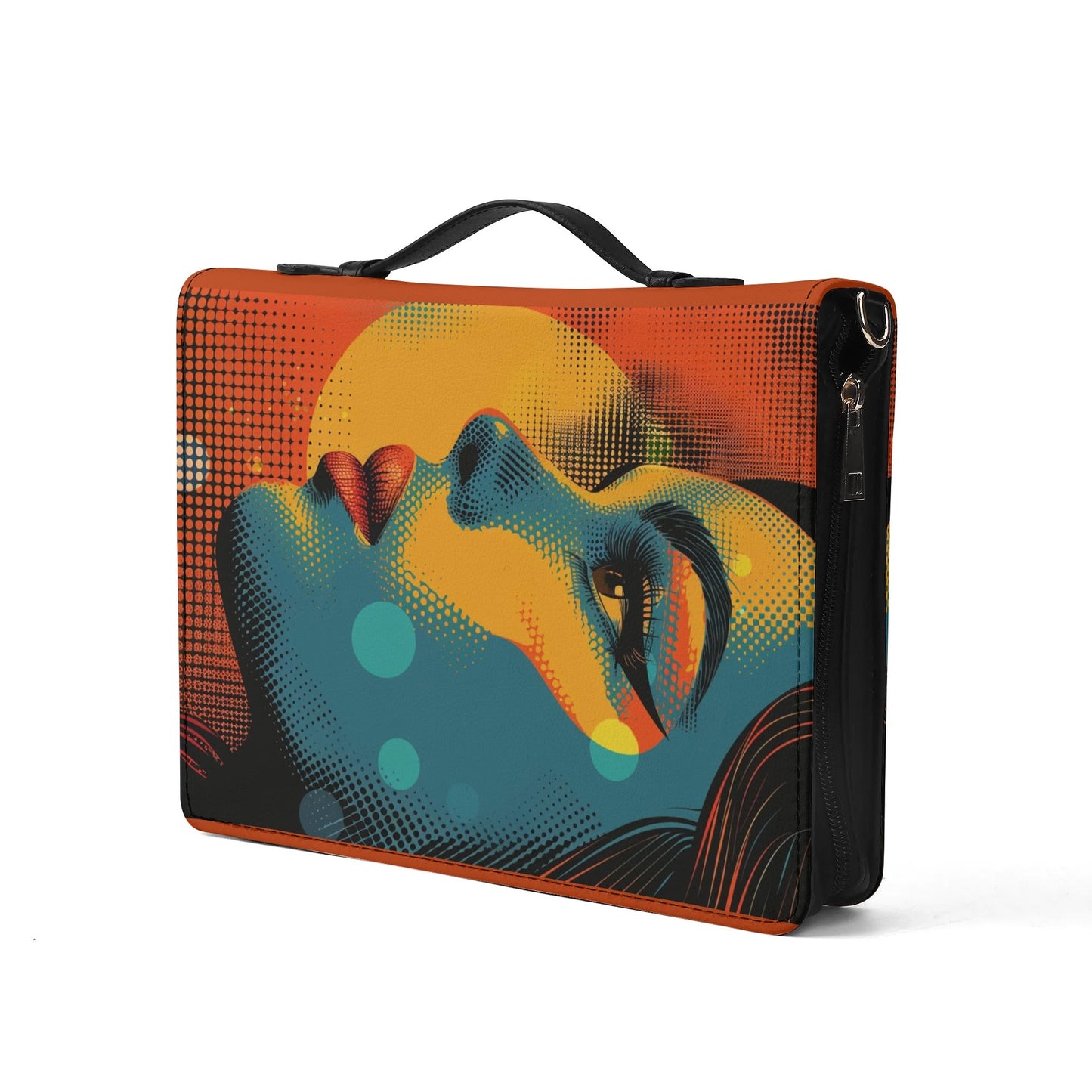 Sunset Style / Books briefcase with internal pockets