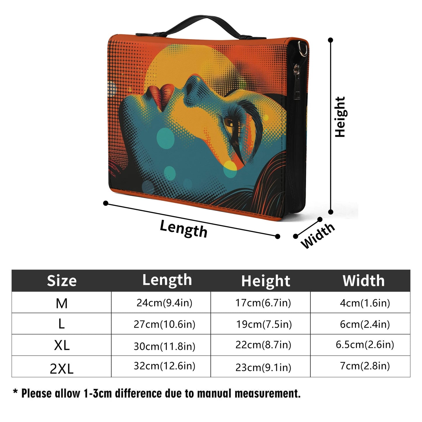 Sunset Style / Books briefcase with internal pockets