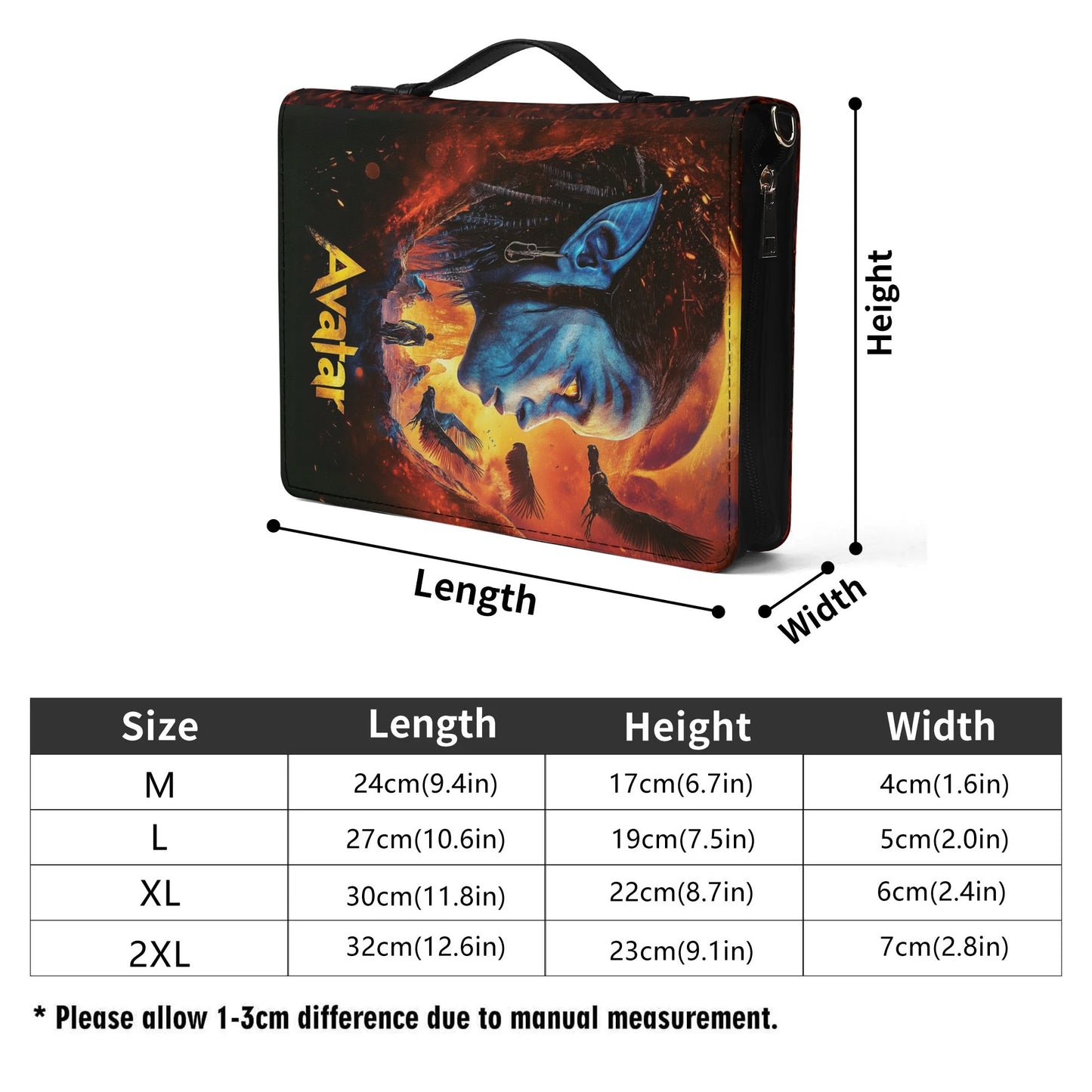Avatar World / Books briefcase with internal pockets
