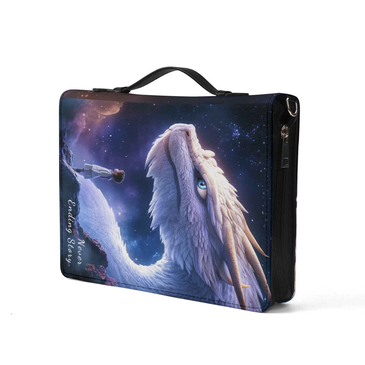 The Neverending Story / Books briefcase with internal pockets