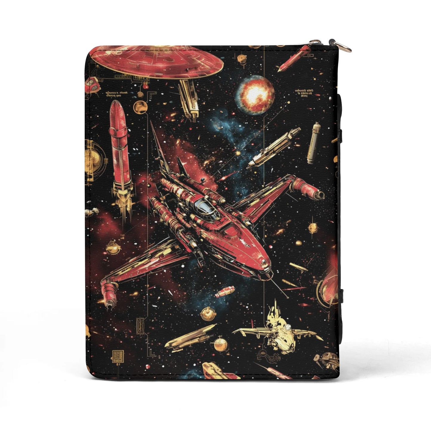 Captain Harlock / Books briefcase with internal pockets
