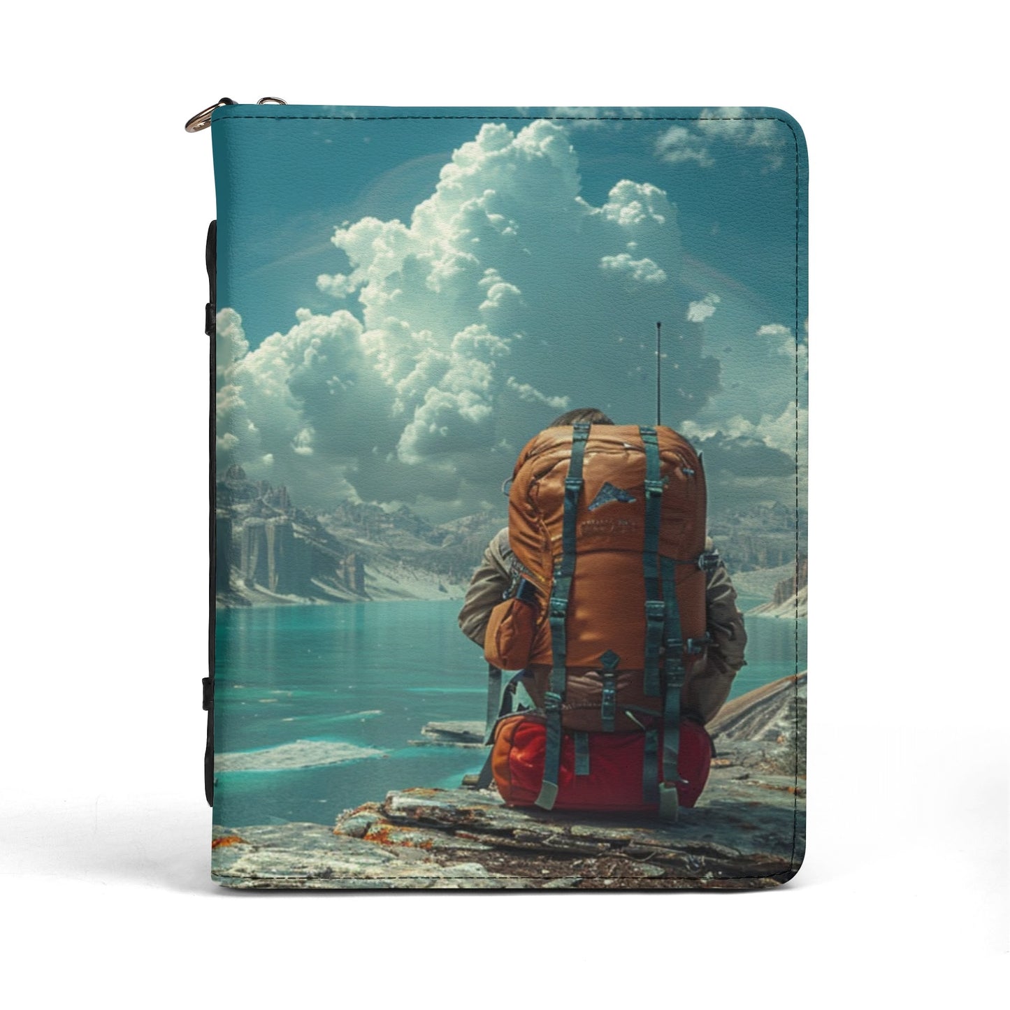 Backpacker / Books briefcase with internal pockets